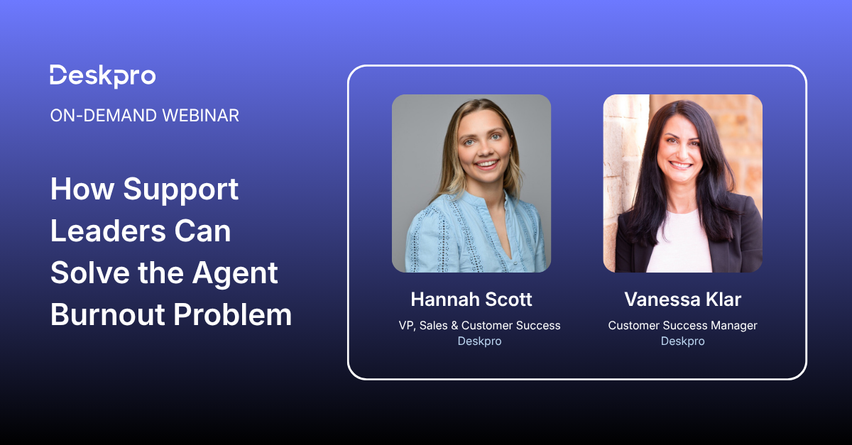 Agent Burnout On-Demand Webinar Thumbnail