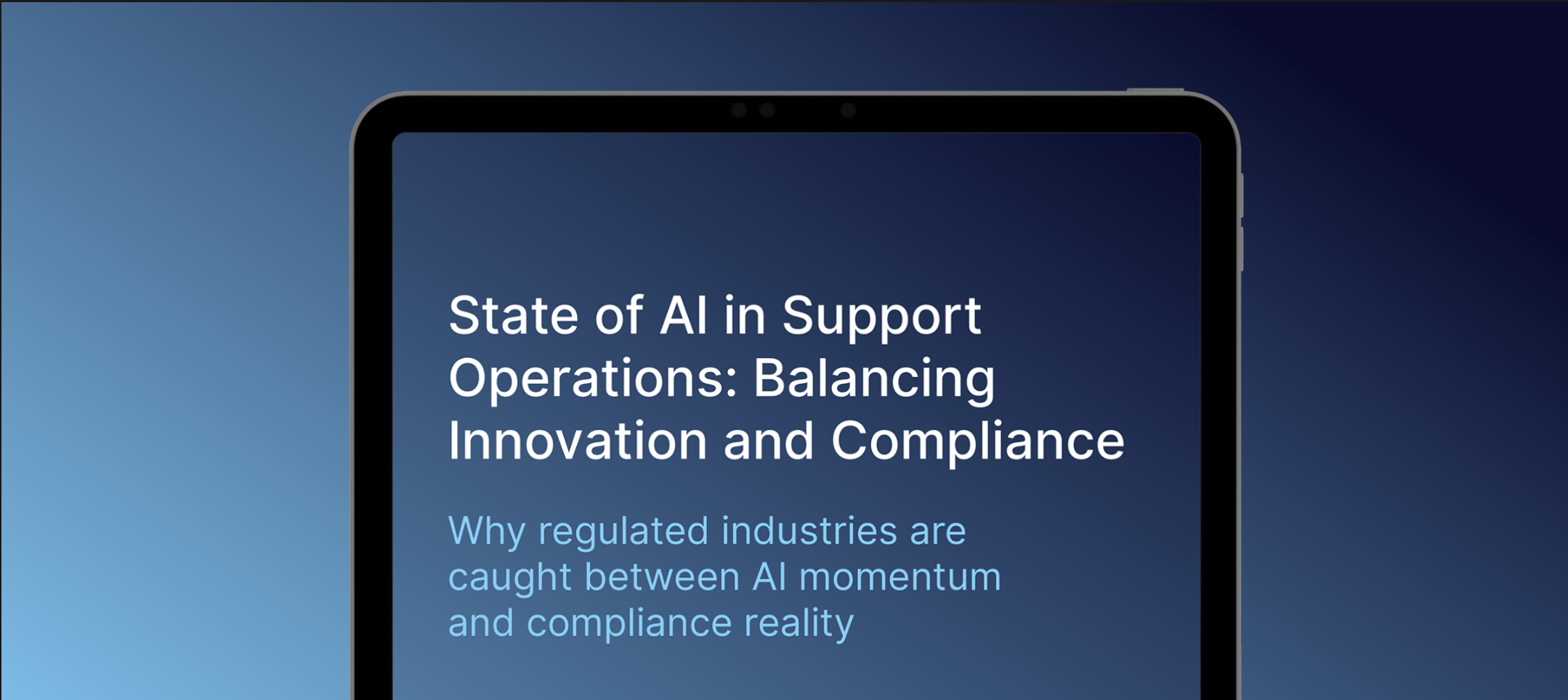 Featured Image State of AI in Support