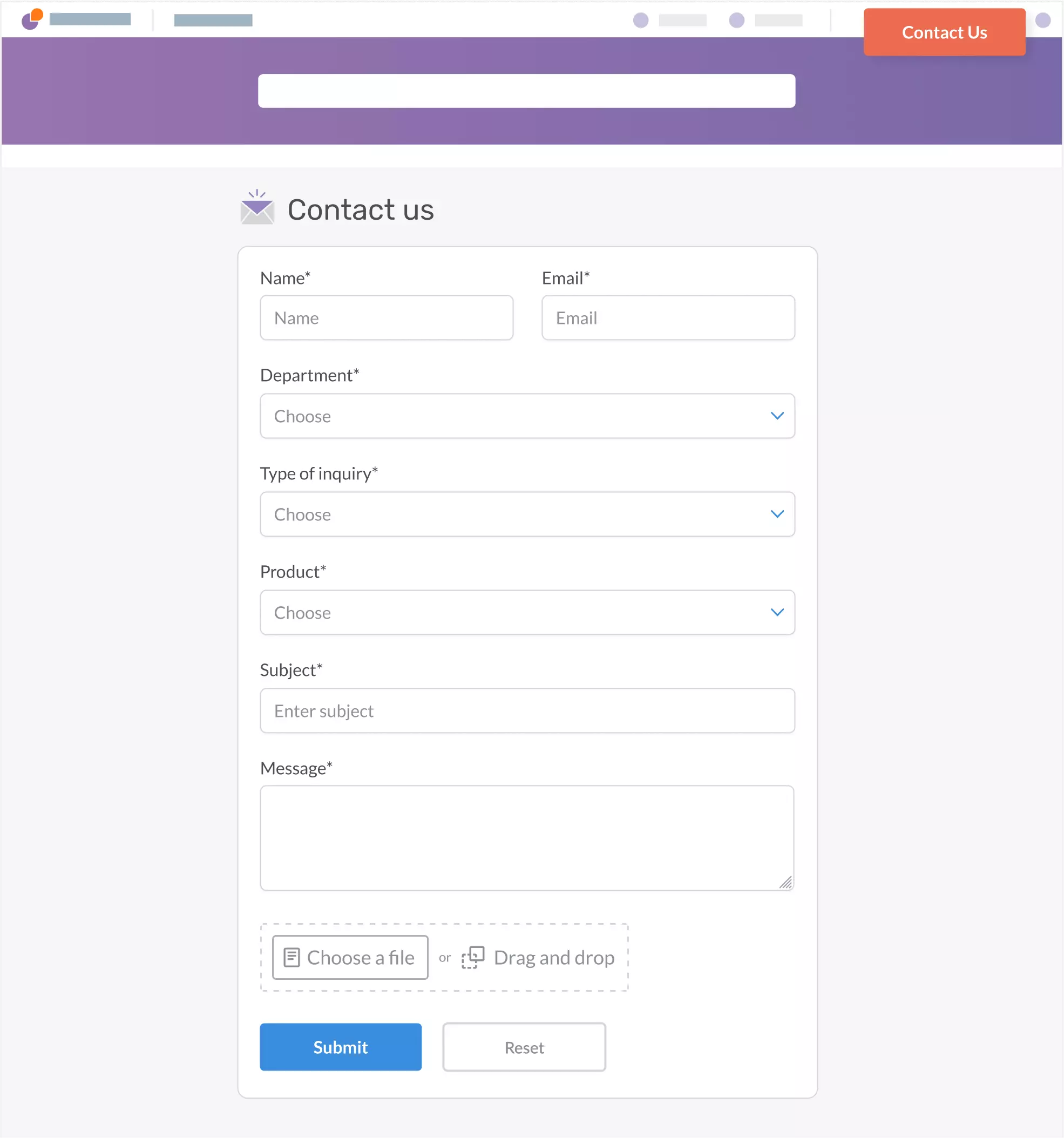 Multiple forms for multiple brands
